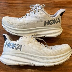 Hoka Clifton 9 Men's Size 8.5D Nimbus Cloud Steel Wool Running Sneakers Shoes